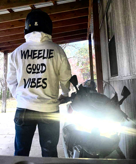 Wheelie Good Vibes” Hoodie.