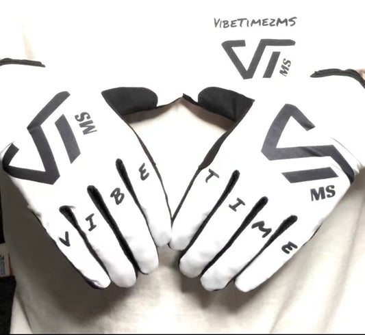 VibeTimez Gloves White