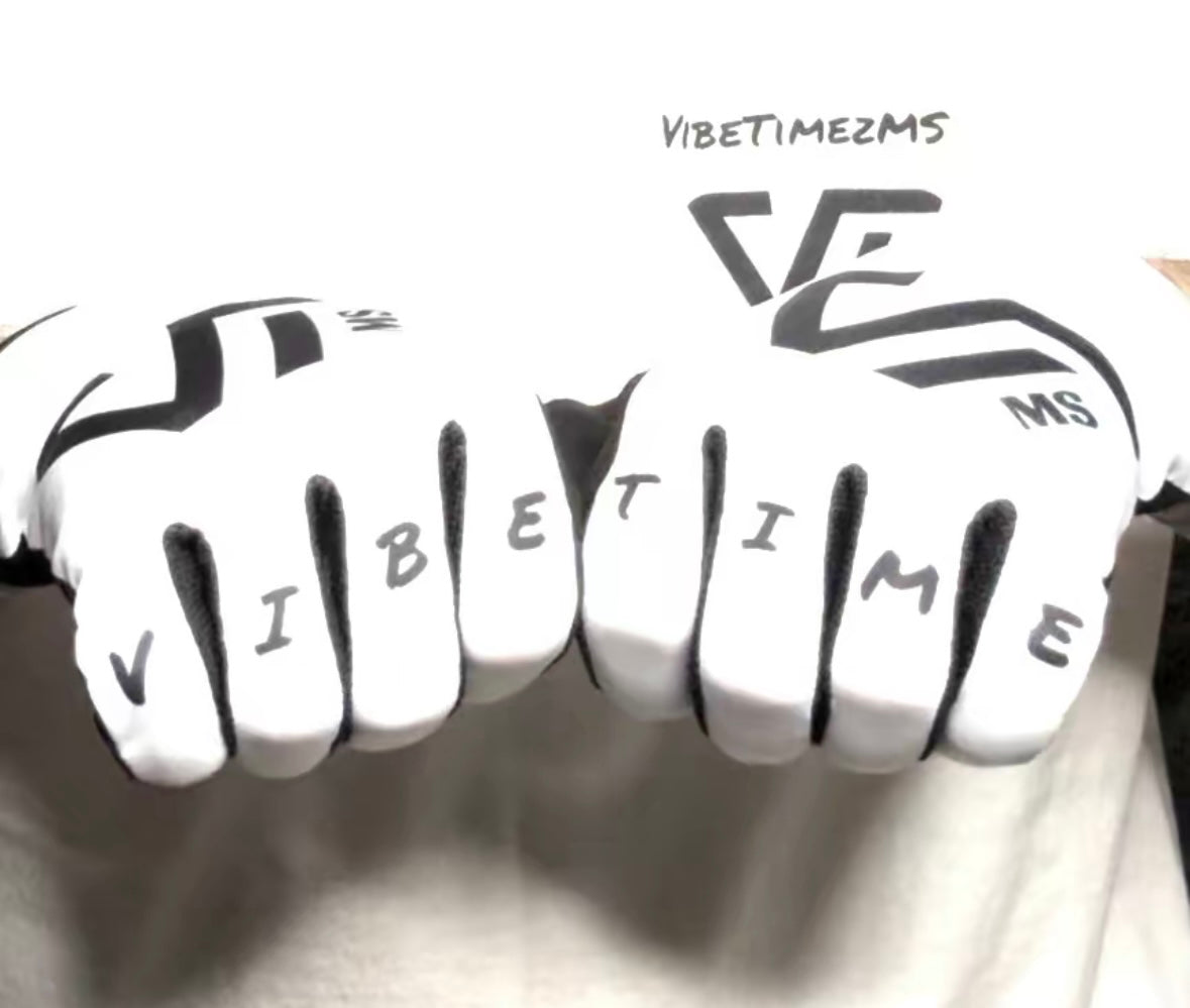 VibeTimez Gloves White