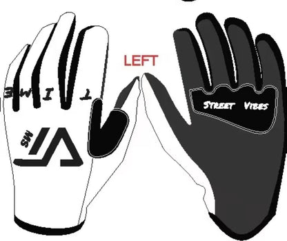 VibeTimez Gloves White