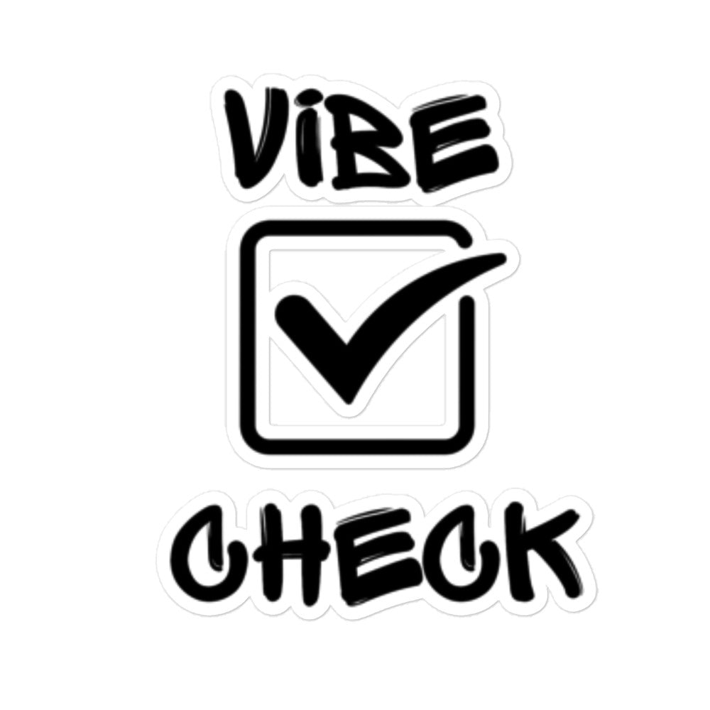 Vibe Check stickers