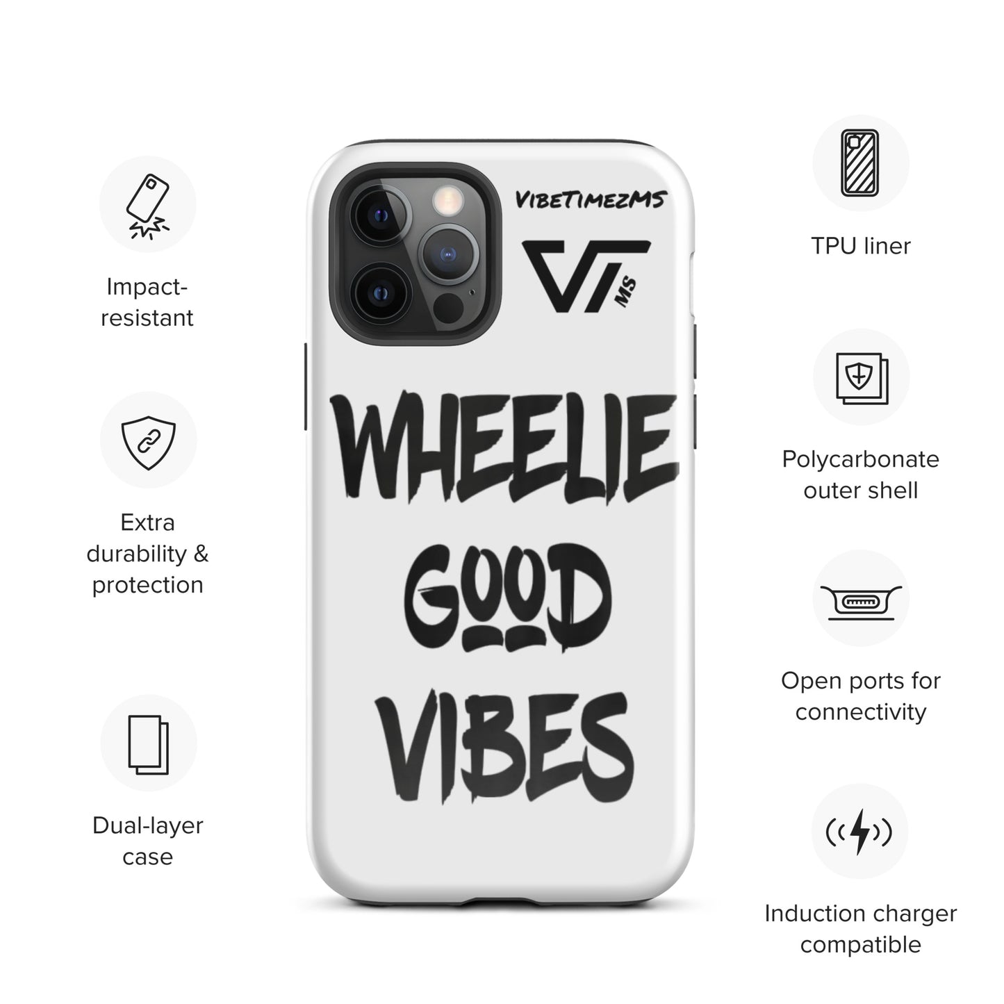 Wheelie Good Vibes iPhone® case