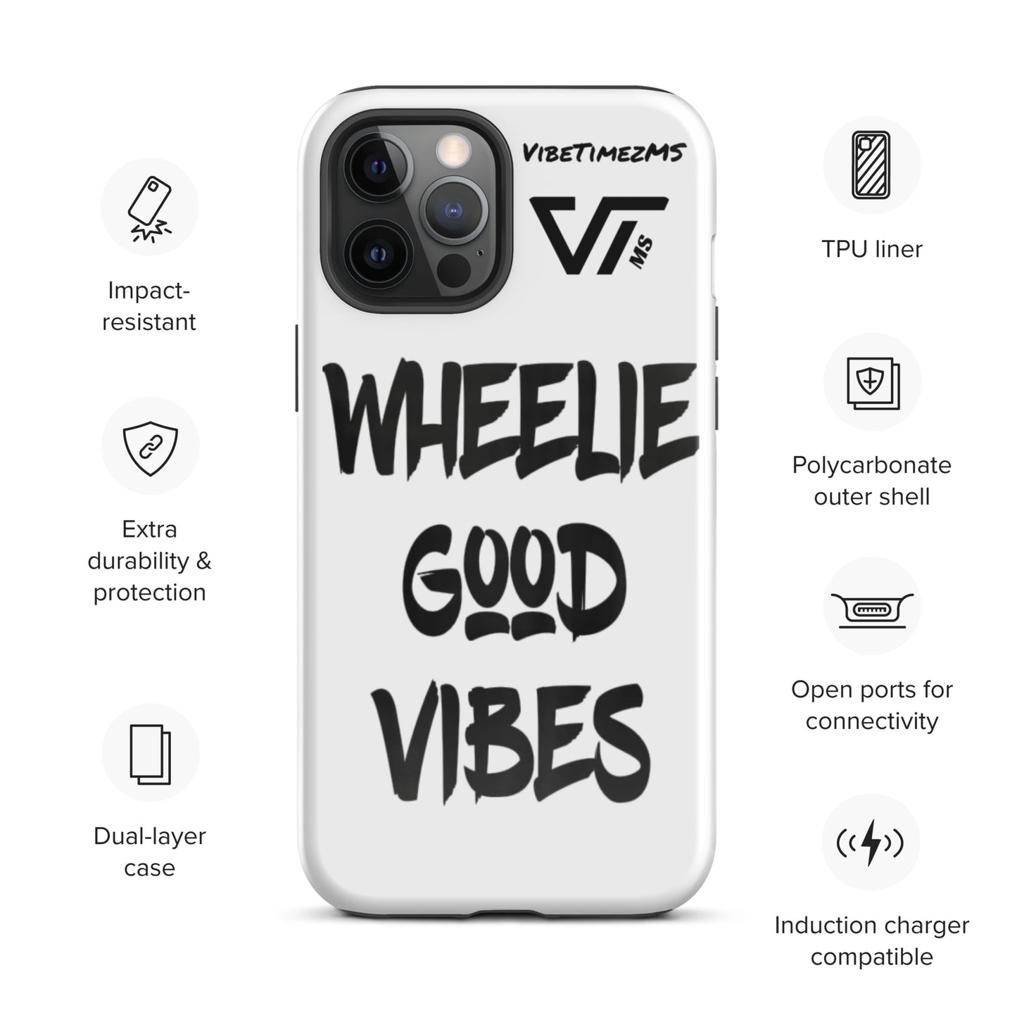 Wheelie Good Vibes iPhone® case