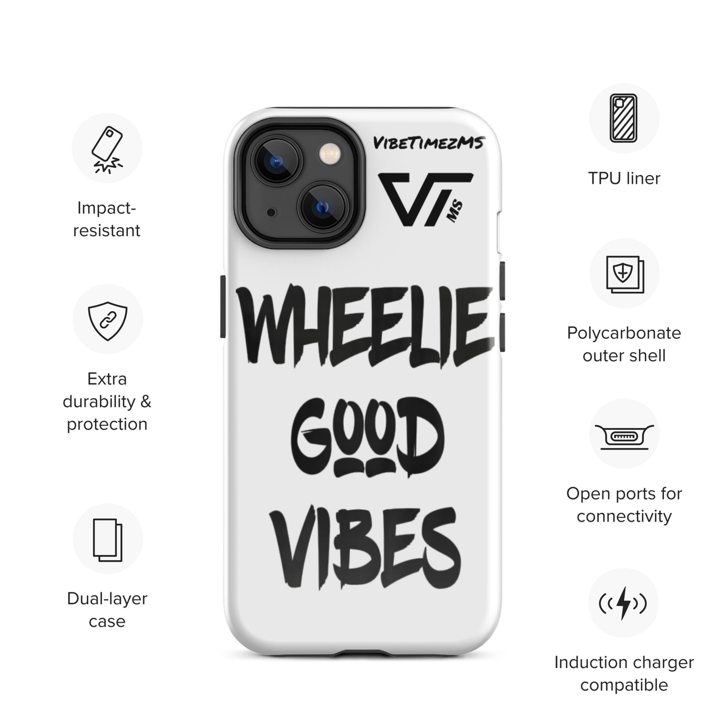 Wheelie Good Vibes iPhone® case