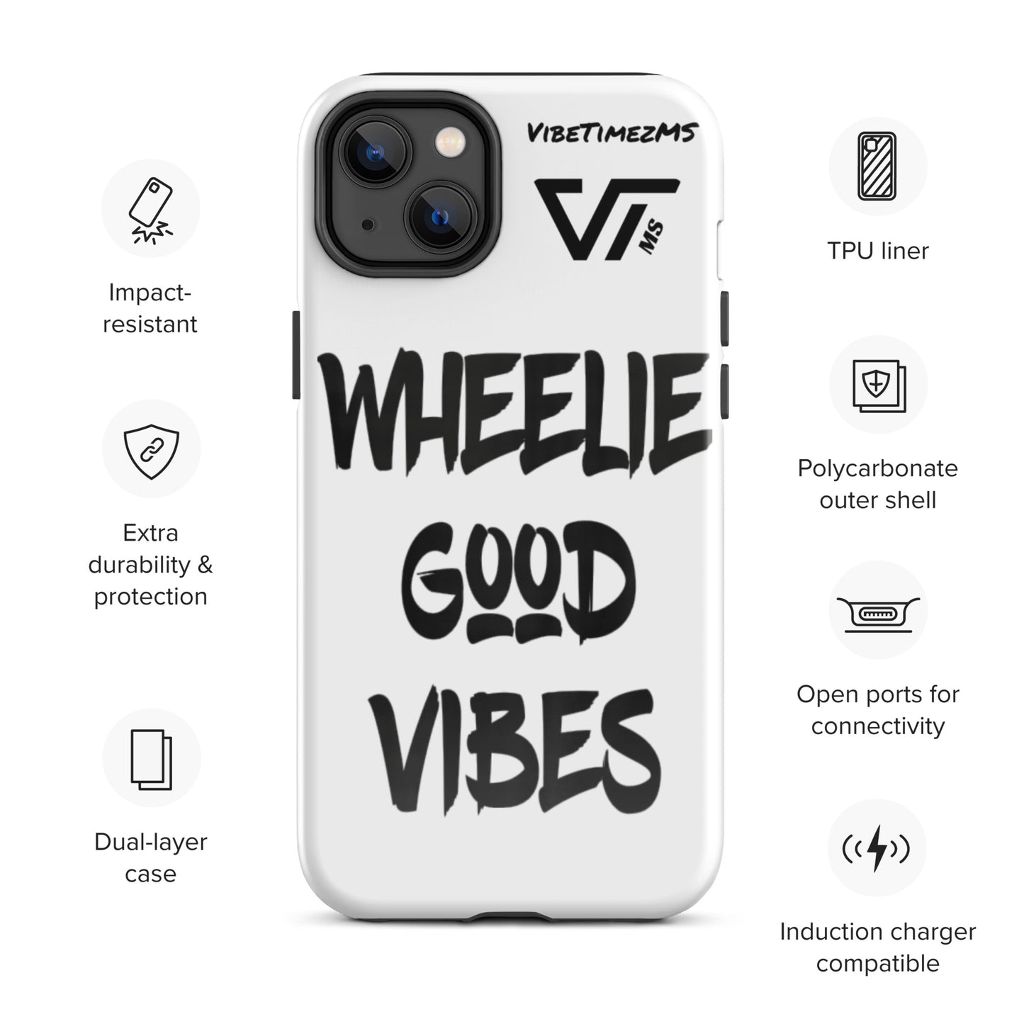 Wheelie Good Vibes iPhone® case