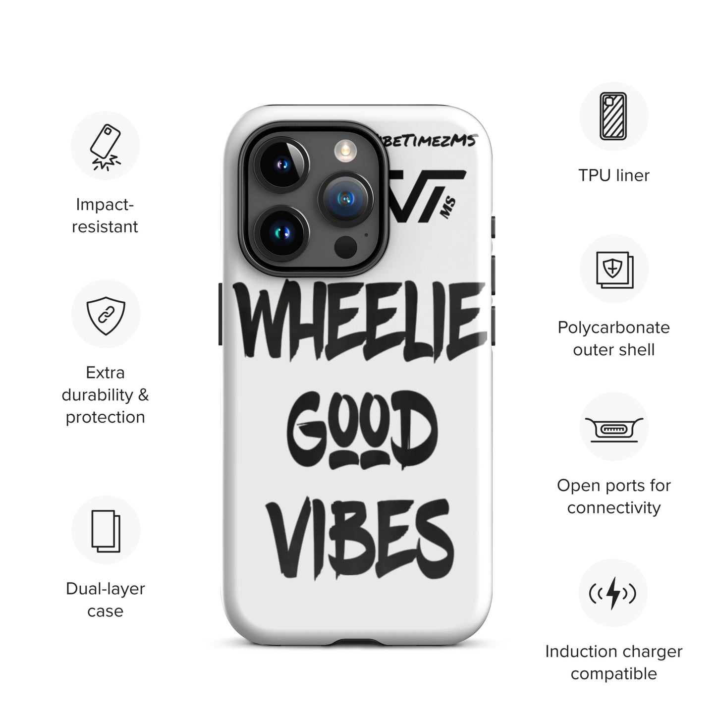 Wheelie Good Vibes iPhone® case