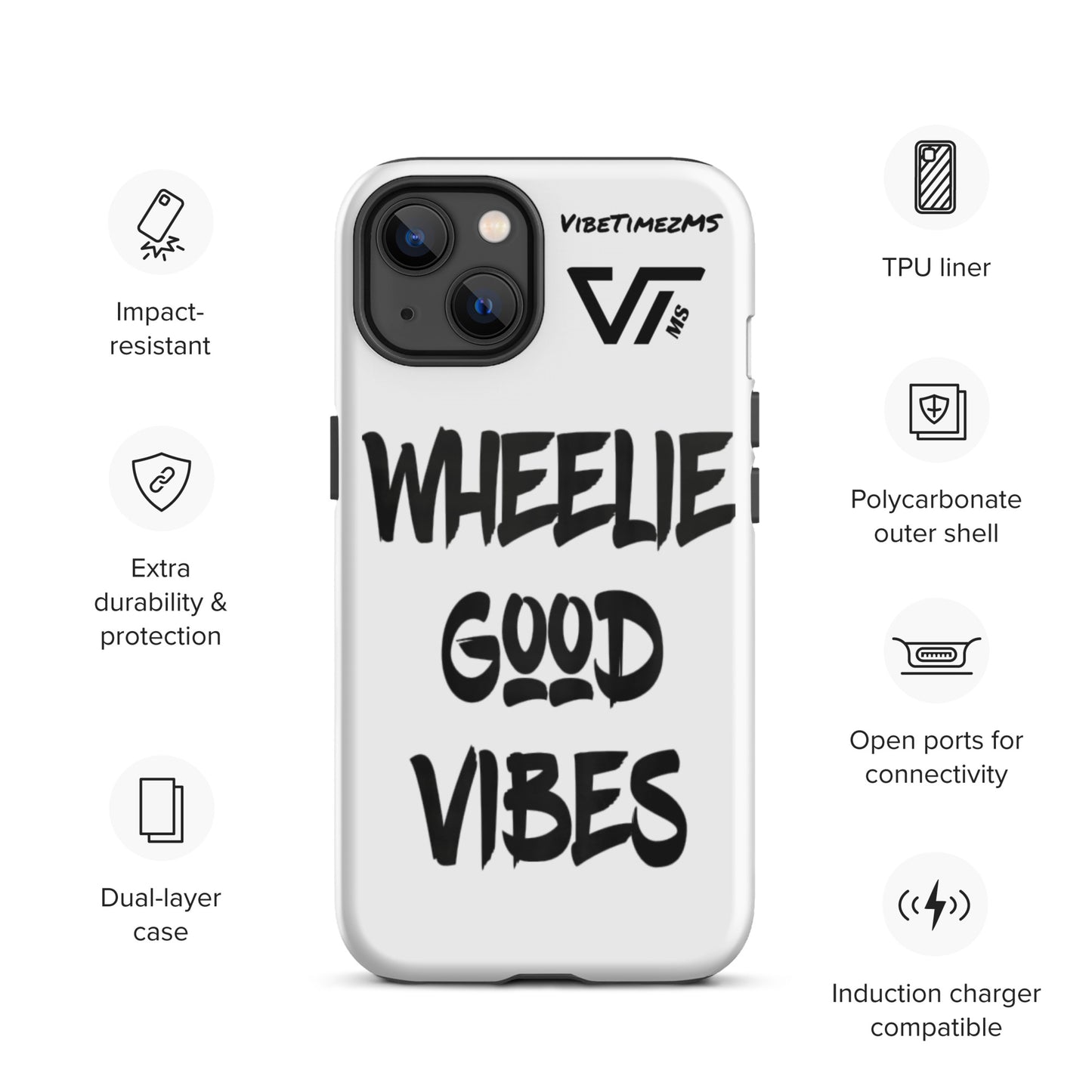 Wheelie Good Vibes iPhone® case