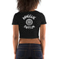 Wheelie Button Crop Tee